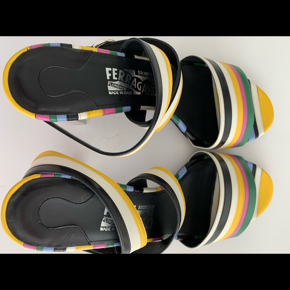 New Salvatore Ferragamo GILLI 85 Nero Calf Sandal - Picture 12 of 16